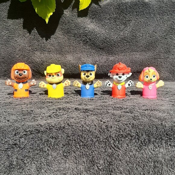 Paw Patrol Finger Puppets Lot (5) - Picture 1 of 7